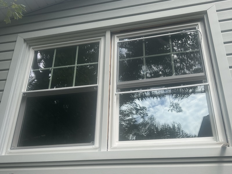 Install new Pella 250 Series Double Hung Window